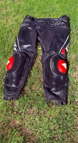 Dainese leather track pants size 58