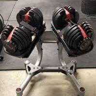 Bowflex 552 Set with Bowflex Stand w/wheels - LIKE NEW