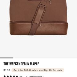 Beis The Weekender in Maple 