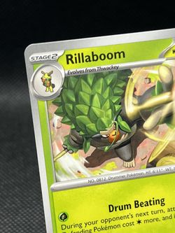 rillaboom pokemon card Rillaboom VMAX Shiny Rare Shining Fates #SV106 TAG 10 main image 1