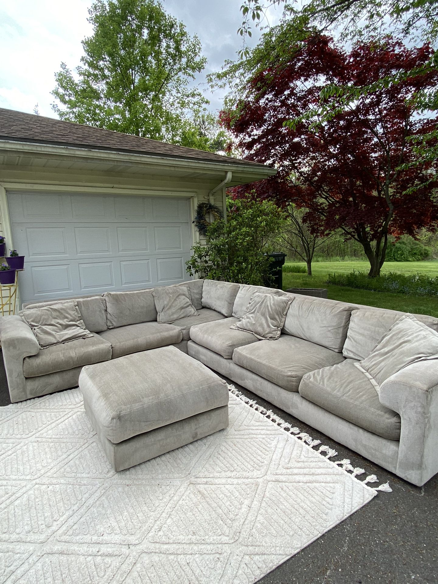 Designer Sectional By Directional Free Delivery 