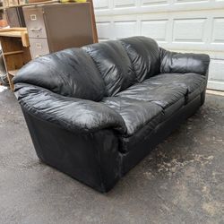 Comfy Leather Couch