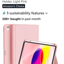 PINK MAGNETIC IPAD CASE with keyboard and mouse. New still in packaging
