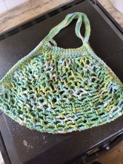 "Original style" handmade crochet market bags
