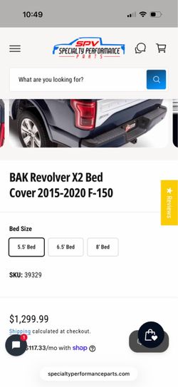 Ford F150 Bak Revolver Bed Cover