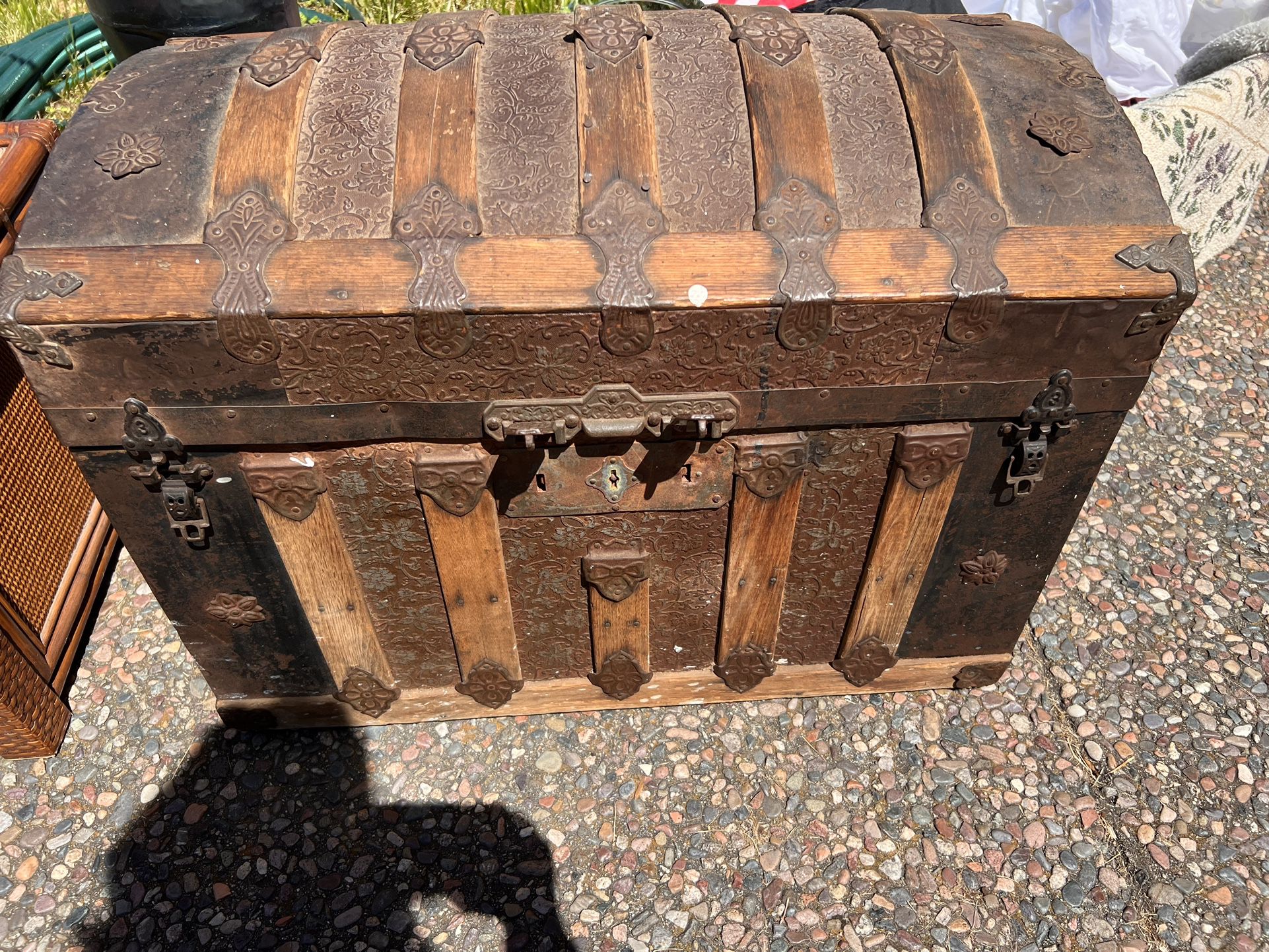 Antique pirate chest