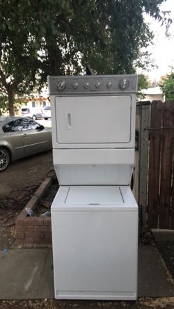 Whirlpool stacked washer and dryer
