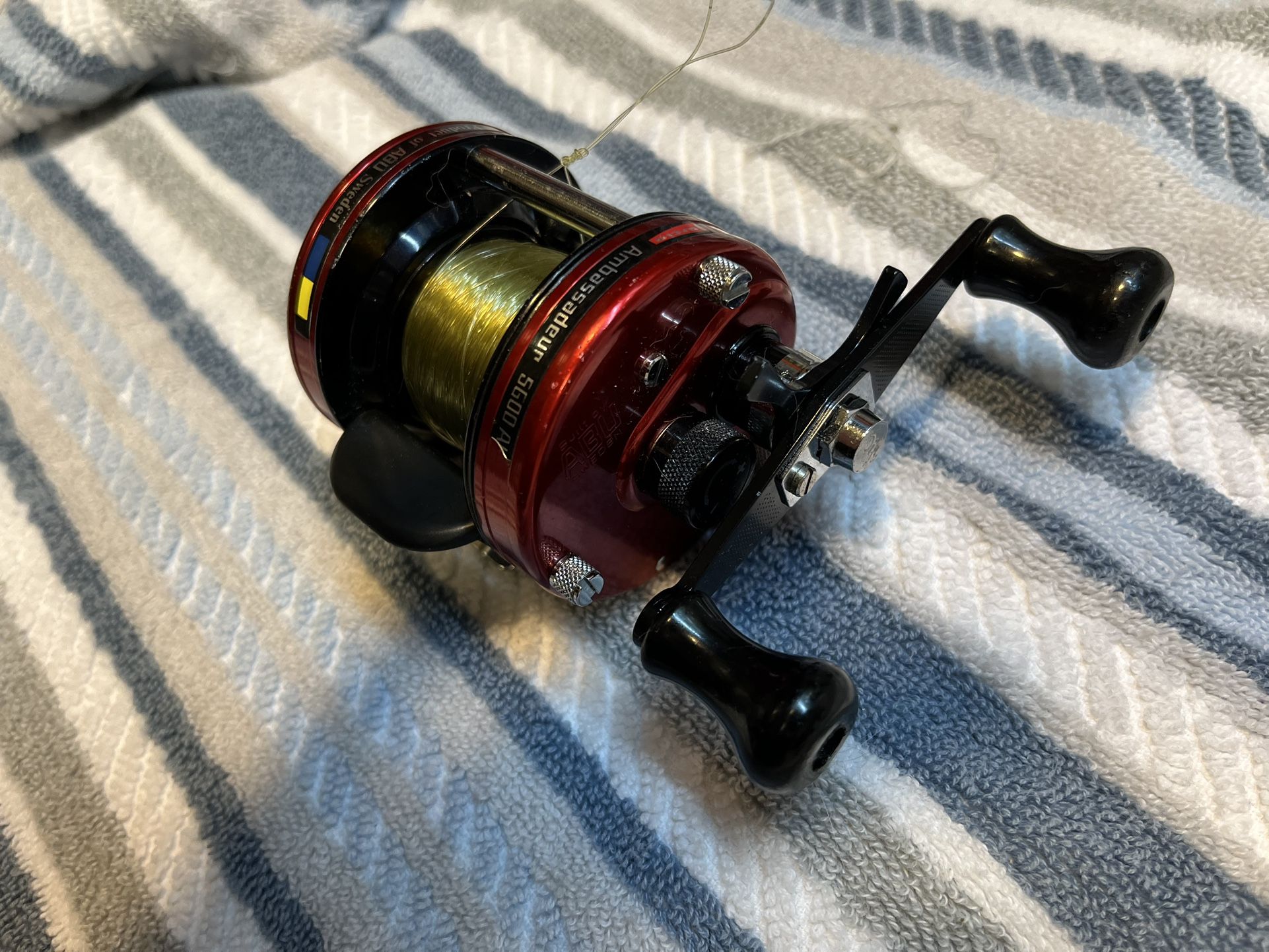 abu garcia 5500 fishing reel Abu Garcia 23 Ambassadeur 5500 C Factory Tuned Black