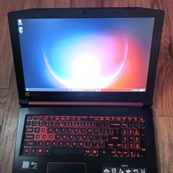 Acer Nitro 5 16 Inch Gaming Laptop Intel Core i5-8300h 16 GB RAM 256 GB SSD & 500 GB HD Nvidia GTX 1050ti 4 GB DDR5 Graphics Windows 11 64 Bit OS 