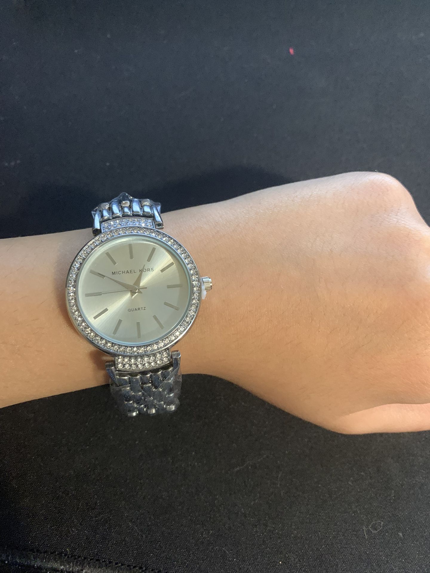 Original Michael Kors MK3192 wristwatch for women In Silver Clothing