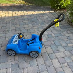 Step2 Whisper Ride II Blue Kids Push Car