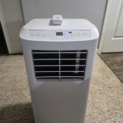 GE Portable Air Conditioner With Dehumidifier And White Remote 