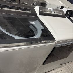 Whirlpool Topload Washer And Electric Front Load  Dryer