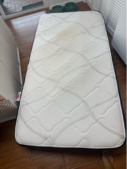 Twin mattress and frame