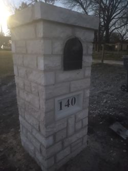 Stone Mailbox