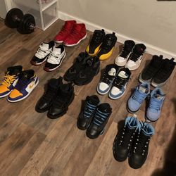 Jordan’s 1s,4s,8s,9s,11s,12s,13s