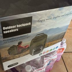 Hiking Backpack Brand New In The Box Bluetooth Lights