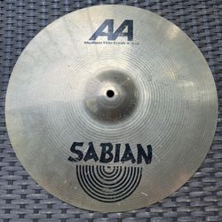 Sabian AA 16" Medium Thin Crash Cymbal 