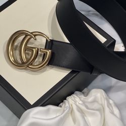 Double G Gucci Marmont Belt