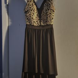 Black & Gold Dress Size 3 Juniors