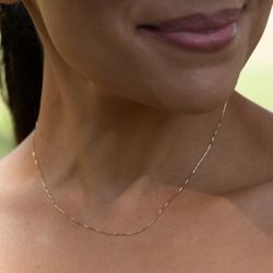 10K Box Chain 18" 0.6 Mm