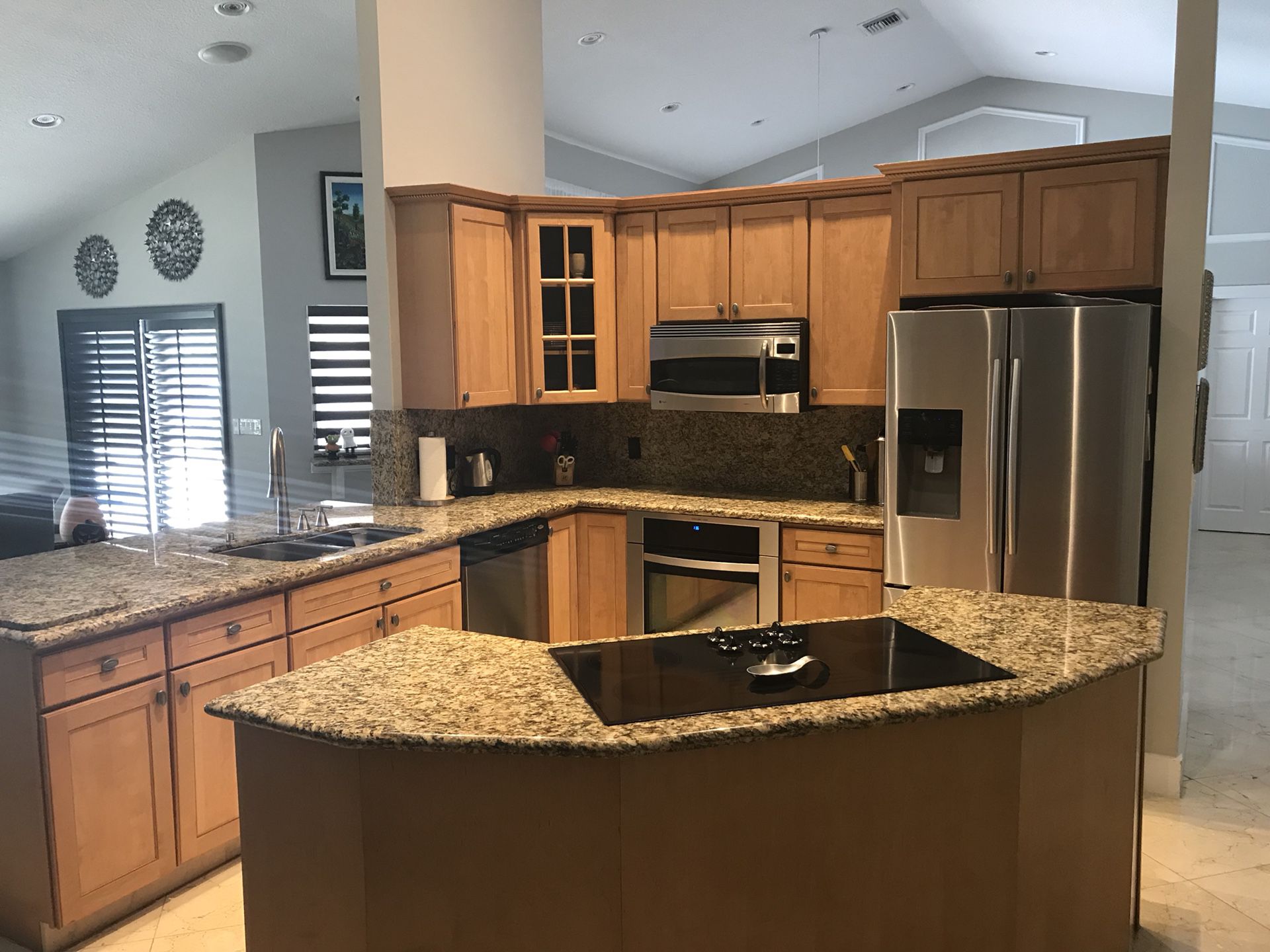 Kitchen cabinets and appliances