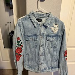 Pacsun Rose Jean Jacket 