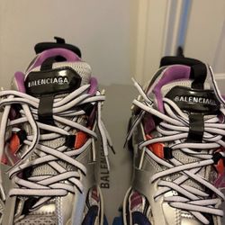 Silver Multicolor Balenciagas Unisex Size 10/43