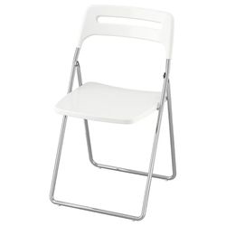 White Folding Chairs (4)