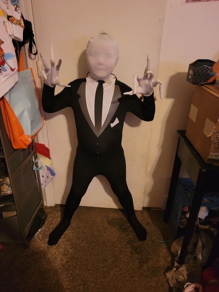 Kidz Slender man Halloween Costume