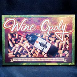 Wine-Opoly Wine Themed Monopoly Board Game New In Box NIB Factory Sealed. GAME NIGHT?
