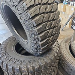 New Set Of Atlas Mud Terrain Tires 35 1250 17 Lt 