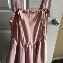 Girls pink dress