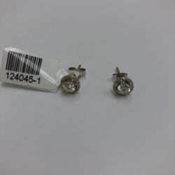 18KT WHITE GOLD EARRINGS 