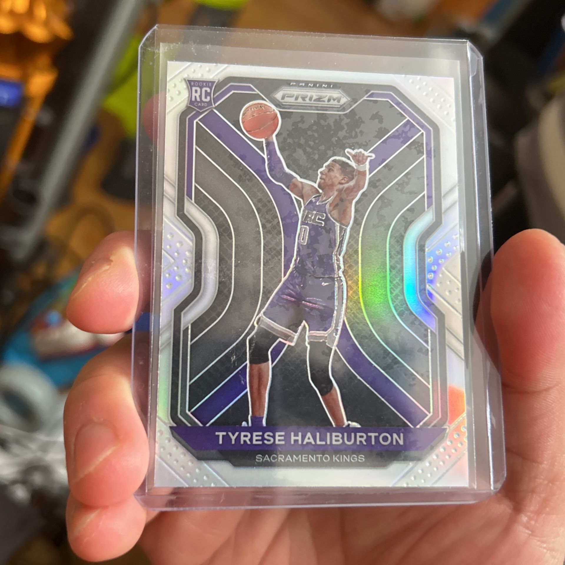 Tyrese Halliburton 2020-21 NBA Prizm Silver Prizm RC #262 Rookie 