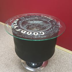 Table Autographed By Indy Drivers