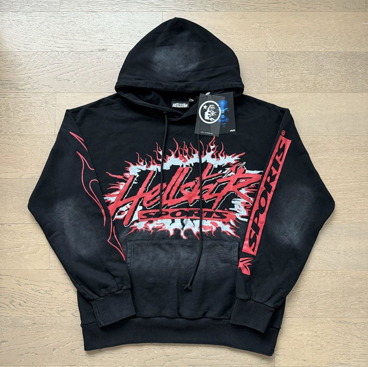 Black And Red Hellstar Hoodie