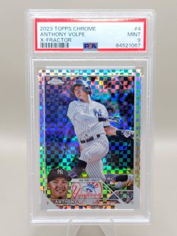 2023 Topps Chrome Anthony Volpe RC PSA 9