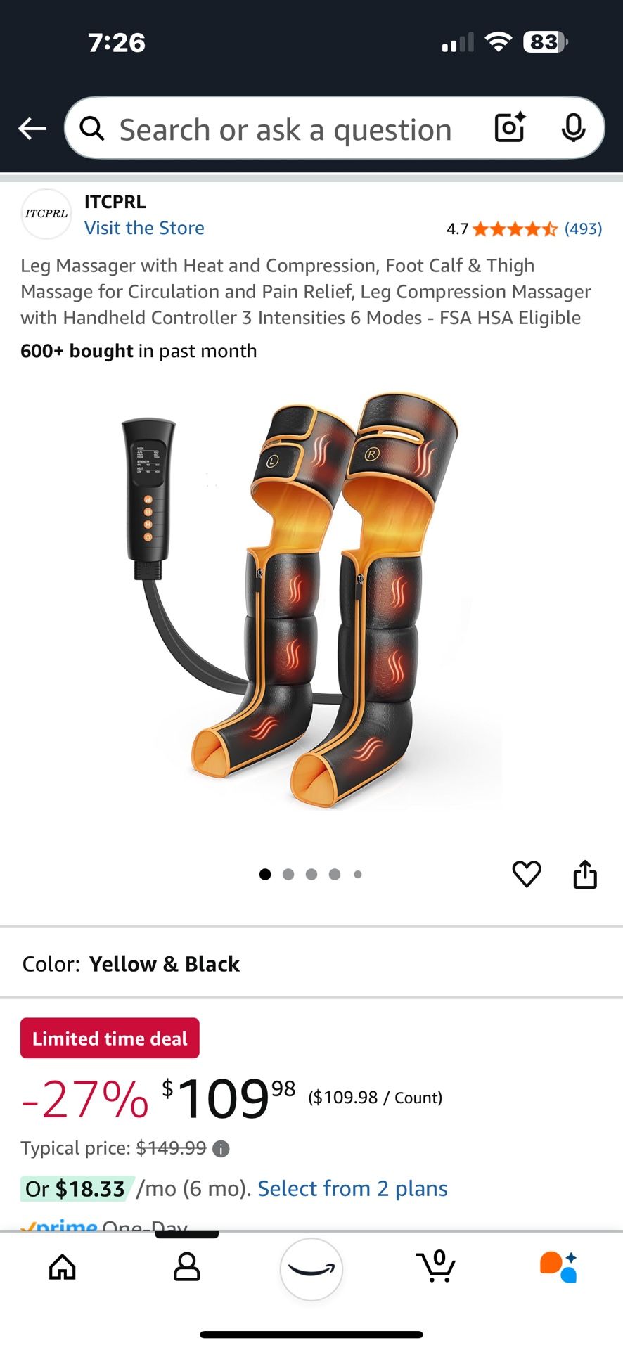 Leg Massager With Heat And Compression