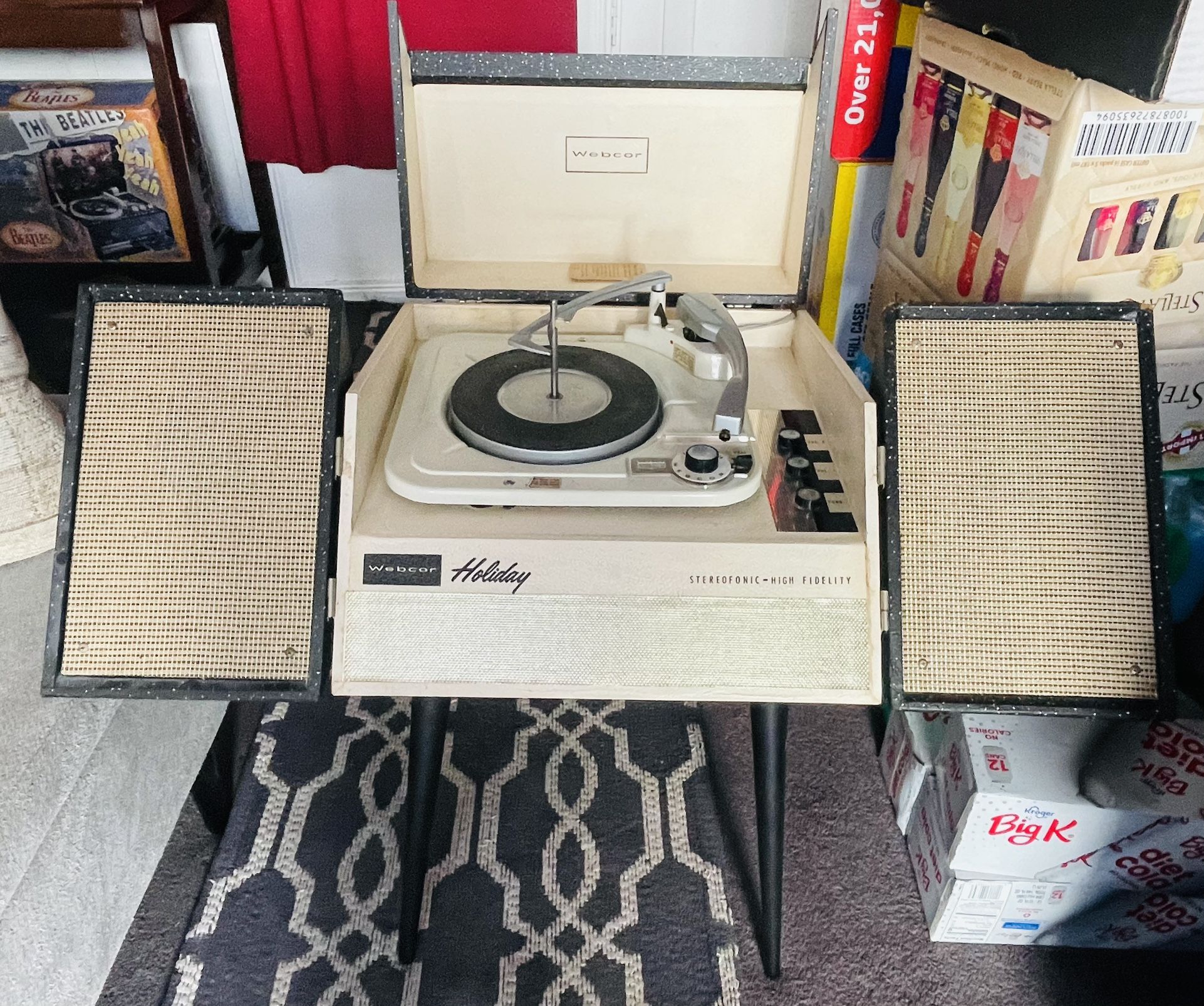 Vintage Record Player Phonograph Turntable