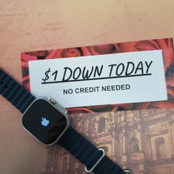 Apple Watch Series Ultra 49mm Cellular - $1 Down Today - NO CREDIT Needed