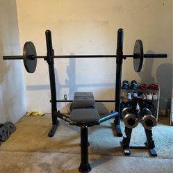 Bench Press/ Squat Rack 