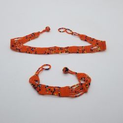 Bracelet necklace beaded native