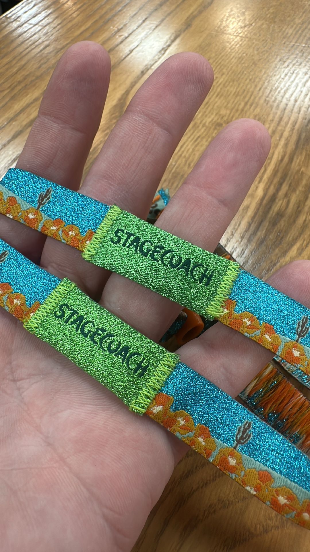 2 GA STAGECOACH WRISTBANDS $700 EACH