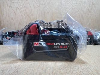New Milwaukee M18 Li-ion XC 5.0Ah Battery
