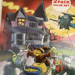 Halloween 2 Pack Puzzle 12 Piece On  Each Puzzle