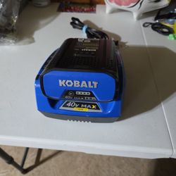 Kobalt 40V Charger and Battery 