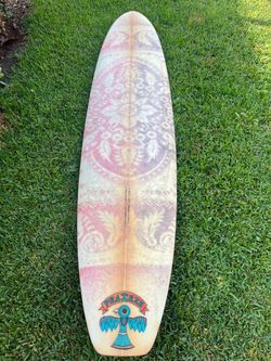 8’0” levi prairie midlength surfboard