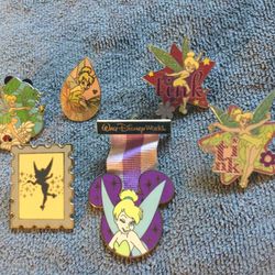 Disneys Tinkerbell limited release trading pins