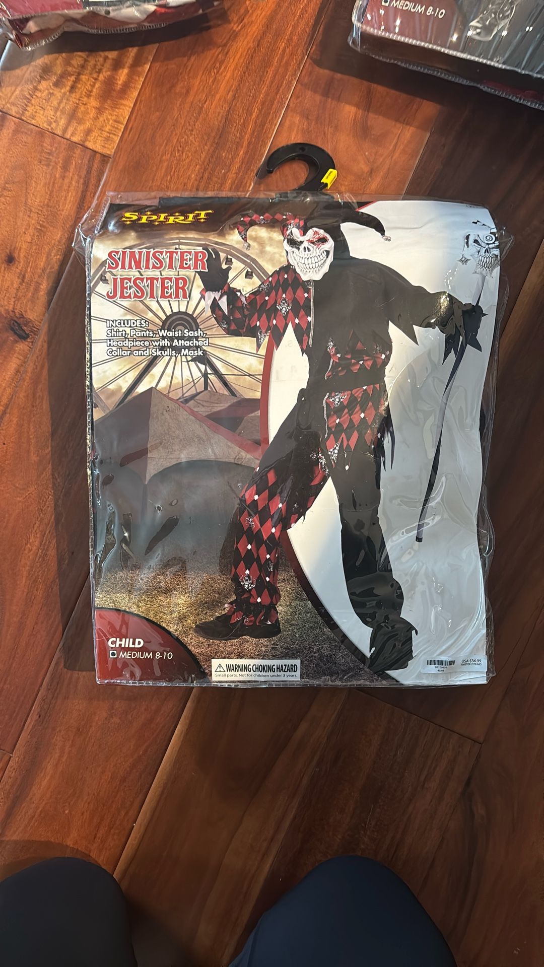 Sinister Jester Kids Costume